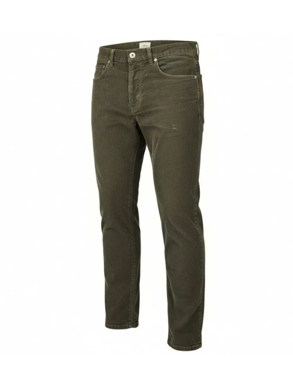 J.Crew 770 Straight Fit Corduroy Pants Men's 31x32 Olive Green Stretch